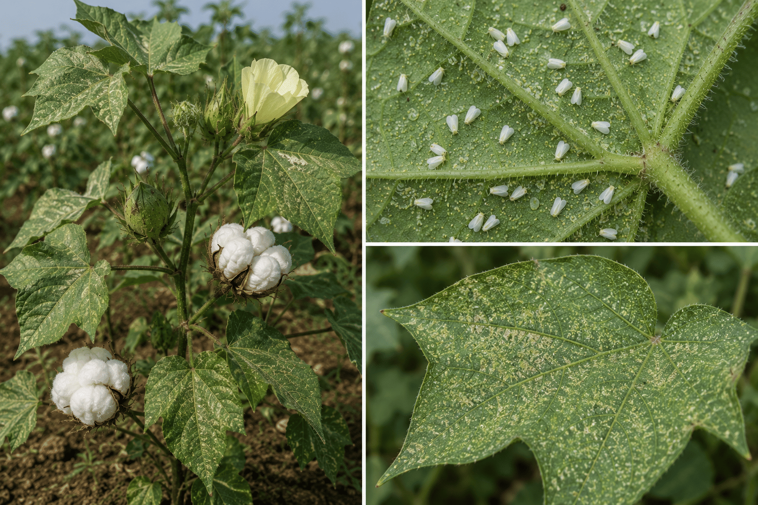 Whiteflies in Cotton: Identification, Damage and Control Methods | BigHaat