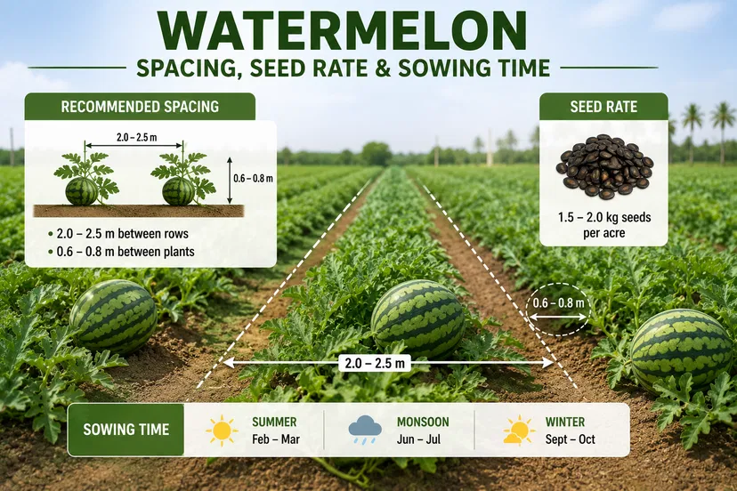 How Far Apart to Plant Watermelon Seeds for Best Yield