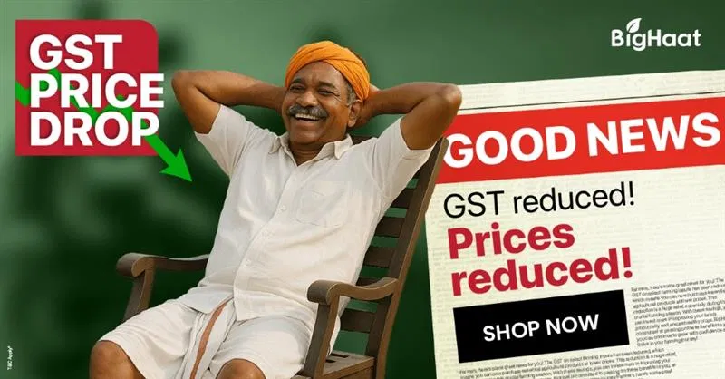 New 5 Percent Gst Rates 2025 Benefits For Farmers In India Image