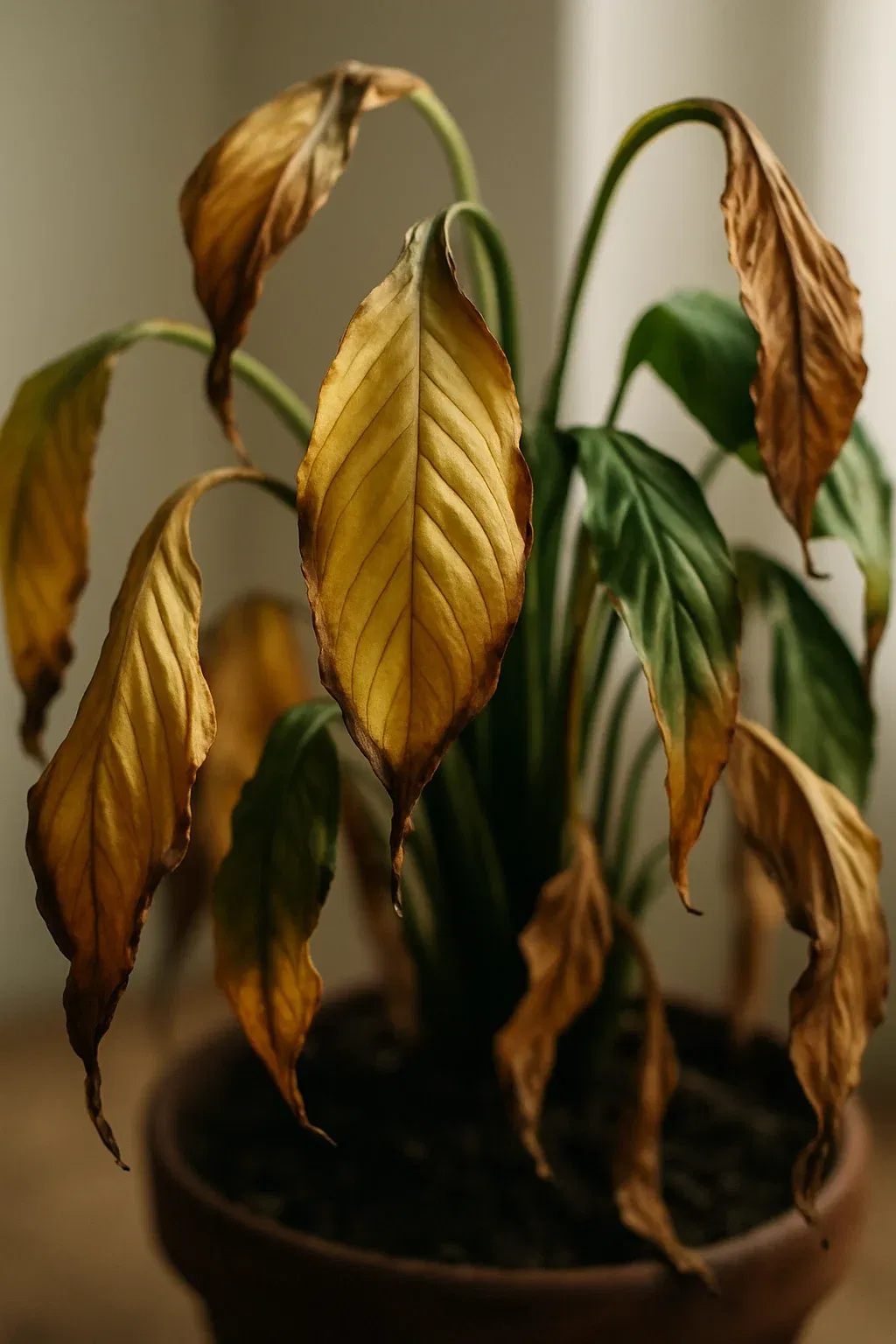 pothos yellow leaf Golden Pothos Plant in 6 inch Decor Pot, Fast-Growing Low-Maintenance  Houseplant main image 1