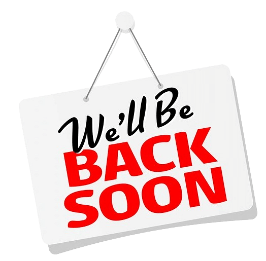 We will be back soon