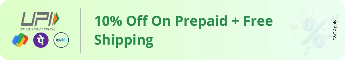 prepaid offer and free shipping